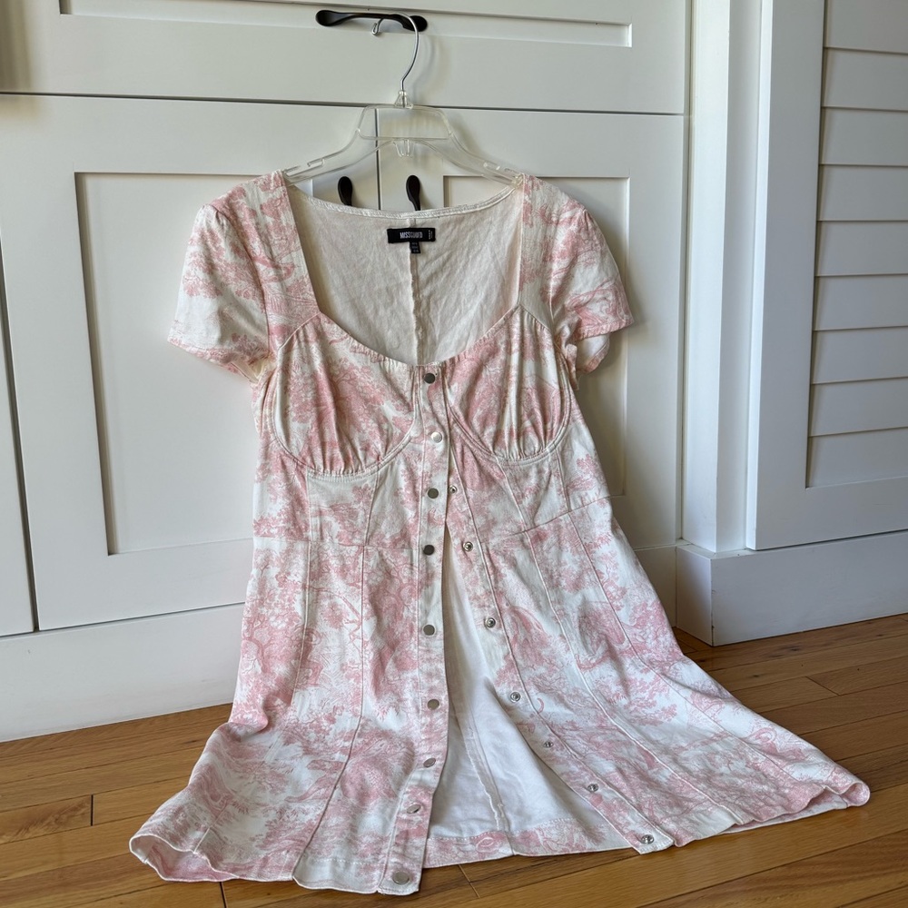 Missguided denim dress